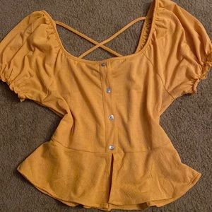 dress shirt yellow mustard